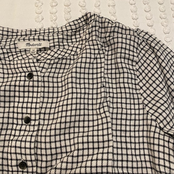 Madewell Market Popover in Malone Plaid - Size M - Picture 7 of 7